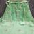 Women's light green unstitched thread sequence embroidery chanderi cotton dress material (mt620lgn)