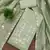 Women's light green thread embroidery chanderi cotton dress material