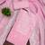 Women's baby pink unstitched thread embroidery parampara silk cotton dress material (mt652bpk)
