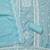 Women's sky blue unstitched thread embroidery parampara silk cotton dress material (mt652sbl)