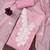 Women's pink unstitched foil print embroidered modal chanderi dress material (mt653pnk)
