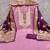 Women's purple unstitched weaving handwork simmar dress material (mt654ppl)