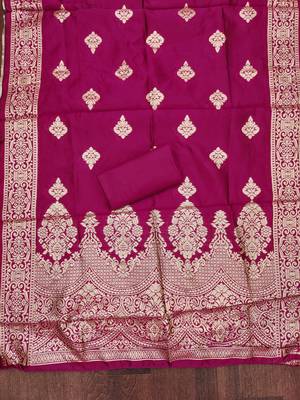 Women's yellow weaving handwork simmar dress material 4