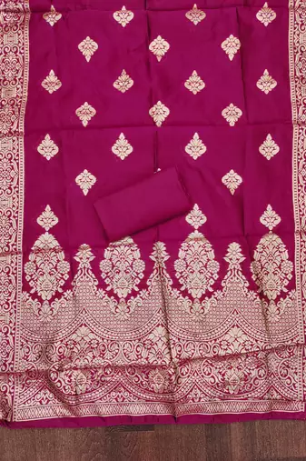 Women's yellow weaving handwork simmar dress material