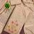 Women's beige unstitched weaving handwork simmar dress material (mt655bge)