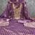 Women's purple unstitched weaving handwork simmar dress material (mt657ppl)