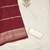 Women's white unstitched weaving embroidered modal dress material (mt659mrn)