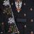 Women's black unstitched thread embroidery chanderi cotton dress material (mt660blk)