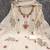 Women's cream unstitched thread embroidery chanderi cotton dress material (mt660crm)