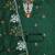Women's green unstitched thread embroidery chanderi cotton dress material (mt660grn)