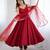 MAROON PURE ROMAN SILK ANARKALI SUIT