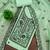 Women's light green unstitched thread embroidery chanderi cotton dress material (mt661lgn)