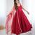 MAROON PURE ROMAN SILK ANARKALI SUIT
