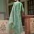 Silk blend pista casual wear embroidery work readymade salwar suit
