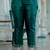 Silk blend green casual wear embroidery work readymade salwar suit