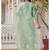 Silk blend pista casual wear embroidery work readymade salwar suit