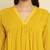 Chiffon yellow casual wear schiffli work readymade midi dress