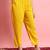 Silk blend yellow casual wear embroidery work readymade salwar suit
