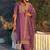 Silk blend dusty pink casual wear embroidery work readymade salwar suit