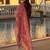 Silk blend dusty pink casual wear embroidery work readymade salwar suit