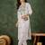 Roman silk blend green casual wear embroidery work readymade kurti with pant