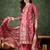 Organza silk pink wedding wear meenakari work readymade salwar suit