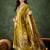 Organza silk mustard wedding wear meenakari work readymade salwar suit