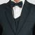 royal look in solid suit set full sleeves blazer, shirt, pant and waist coat with bow tie - bottle green
