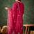 Silk blend cherry casual wear embroidery work readymade salwar suit