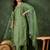 Silk blend pista casual wear embroidery work readymade salwar suit