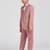 royal look in solid suit set full sleeves blazer, shirt, pant and waist coat with bow tie - pink