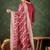 Viscose rayon pink casual wear embroidery work readymade salwar suit