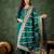 Viscose rayon teal casual wear embroidery work readymade salwar suit