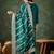 Viscose rayon teal casual wear embroidery work readymade salwar suit
