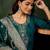 Viscose rayon teal casual wear embroidery work readymade salwar suit
