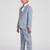 royal look in solid suit set full sleeves blazer, shirt, pant and waist coat with bow tie - grey