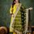 Viscose rayon parrot green casual wear embroidery work readymade salwar suit