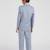 royal look in solid suit set full sleeves blazer, shirt, pant and waist coat with bow tie - grey