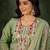 Silk blend pista casual wear embroidery work readymade salwar suit