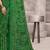 Green pink bandhani printed chiffon saree with unstitched blouse, ethnic indian attire