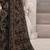 Black bandhani printed chiffon saree with unstitched blouse, ethnic indian attire