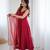 Maroon Silk Chanderi Fabric Fully Flair Anarkali Kurti With Pant Dupatta Set