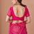 Magenta bandhani print soft chiffon traditional saree with unstitch blouse