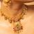 Royal gold-tone kundan necklace & earrings set