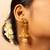 Regal antique gold bridal necklace set