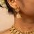 Matte gold coin necklace set
