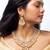 Traditional kundan pearl drop necklace set