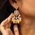 Traditional kundan pearl drop necklace set