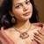 Traditional indian necklace set with earrings