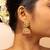 Rajwadi temple jhumka earrings